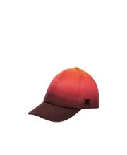 Courrèges Logo Embroidered Gradient Baseball Cap S,M Red
