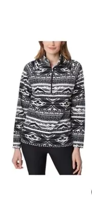 Eddie Bauer Ladies Midweight Plush Quarter Zip Fleece Pullover 2XL |B18