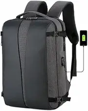 New Business Backpacks Fashion Trend Men's School Bags Large Capacity Computer Backpacks Multifunctional Backpacks(Black)