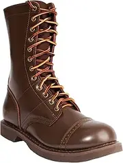 [ROTHCO] Brown Leather Jump Boot - 10 Inches