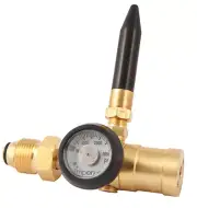 Helium Balloon Regulator Inflator with Gauge for Latex Balloons for Helium Tanks