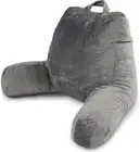 Large Plush Foam Bed Pillow Sofa Reading TV Relax Arm Back Rest Support Cushion