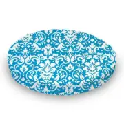 SheetWorld Fitted Oval Sheet 23x29 Fits Stokke Mini, Cotton Woven Damask Prints