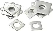 Stainless Steel Rings Flat Thin Gasket, M 3-M20 Stainless Steel Flat Washer Thicken Square Gasket(M8x30x2mm (5pcs))
