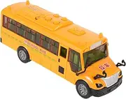 Generic School Bus Model Bus Cars for Trucks Bus Car Remote Control Car for Mini Bus Model Car Mini Orange Abs
