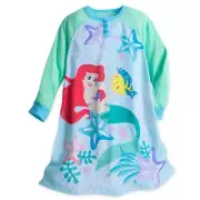 Disney Store The Little Mermaid Ariel and Flounder Girl's Nightgown, Nightshirt