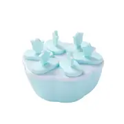 4Pcs Creative Ice Cream Molds Round Square Ice Cube Maker Home DIY Reusable Plastic Popsicles Combination Set Mould