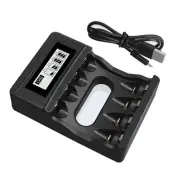 10X(Charging Stand AA/AAA Battery 1.5V AA/AAA Battery with USB M4Z6)9094