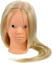 Baluue Hair Training Head Mannequin for Cosmetology Super Long Wig Head for Hair Styling Practice for Dancing Wedding Hairstyles Easy to Comb No Shedding Includes Stand