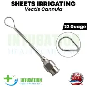 Irrigating Vectis Cannula 23ga German Grade Surgical Eye Ophthalmic Instruments