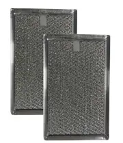 Compatible With Sharp 832550 Microwave Aluminum Mesh Grease Filters (2-Pack)