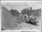 Traction steam engine hauling borax 1900 California Old Photo