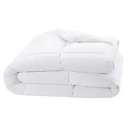 Amazon Basics Down Alternative Bedding Comforter Duvet Insert, Full / Queen, White, Light