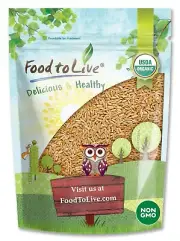 Organic KAMUT Khorasan Wheat Flour - Non-GMO, Kosher, Raw