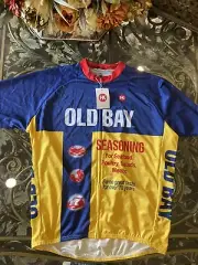 Hill Killer Old Bay Cycling Jersey Adult 3XL Full Zip “The Taste Of The Summer”