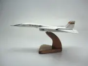 XB-70 Valkyrie Airplane Desktop Mahogany Replica Kiln Dried Wood Model Small New
