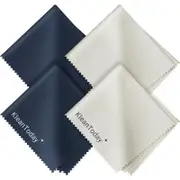Microfiber Cleaning Cloth (Pack of 4) Ultra-Soft Cleaning Cloth for Glasses, iPhone, Camera Lens, Screens & More
