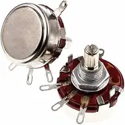 1PCS WTH118 2W 1A Potentiometer Round Shaft Carbon Rotary Taper Potentiometer,22K Ohm