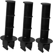 3pcs Toilet Chair Paper Holder Bathroom Tissue Stand Plastic Roll Holder Clip-on Paper Roller for Wheelchair Home Hotel Restaurant Use