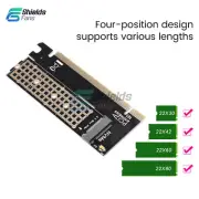 PCIE NVME Adapter M2 Expansion Card Supports 2230 2242 2260 2280 M.2 NVME SSD
