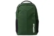 Caterpillar Men's Reflective Logo Backpack Adjustable Strap 45x31cm Dark Green
