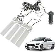 LED Lights for Car Interior,2 Colors Door Pedal Ambient Lighting | DC 12V Auto Ambient Lighting Ornament DC 12V Car Strip Light Under Dash Lighting Kit for Car SUV