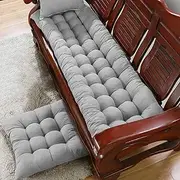 8cm Thick 2/3 Seater 80/100/120cm Indoor/Outdoor Rectangular Cushion for Chair/Sofa/Bench