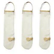 3 Pcs Onion Garlic Hanging Organizer Holder Storage Kitchen Wall Bags