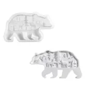 Silicone Polars Bear Holder Mould For Resin And Crafting Projects