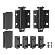 46x29mm(LxW) Magnetic Touch Latch - 2 Pack - Catch Press Latch - Black