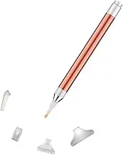Homoyoyo 5pcs Luminous Rhinestone Pointing Pen for DIY Ergonomic Design LED Lighted Tools for Cross Stitch and Embroidery Compact Easy to Carry