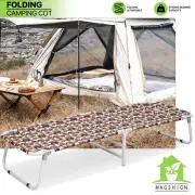 Foldable Military Camping Cot Oxford Portable Outdoor Sleeping Bed w/Dust Cover
