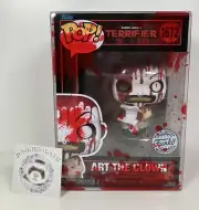 Terrifier #1672 Art the Clown w/Newspaper Funko Pop! Horror Scare Fair SE Bloody