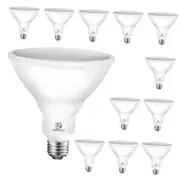 Energetic PAR38 Outdoor LED Flood Light Bulb, 3000K Warm Soft White 5000k