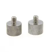 CAMVATE Thread Adapter Microphone Stand 5/8"-27 Female to 1/4"-20 Male for Ca...