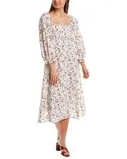 Moonsea Smocked Midi Dress