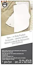 Dritz Clothing Care Sew-in Side Pocket