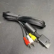 New 6 Ft AV RCA Audio Video Composite Cable Cord Sony PS1 PS2 PS3 Ships USA