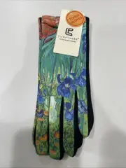 Comfy Luxe Vincent van Gogh Gloves Irises OS