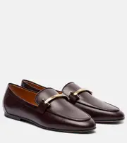 [Tod's] Tod's Barretta leather loafers AU 11 burgundy