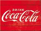 Drink Coca Cola metal fridge magnet