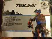 Chainsaw Safety Chaps XL Trilink 39 in Pant Length Blue