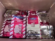 Lot of 13 Ghirardelli Chocolate 4 oz SNOWMEN PEPPERMINT BARK Limited Edition