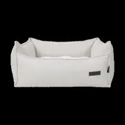 La Doggie Vita Boucle Removable Cushion Dog Bed Stone
