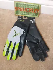 NIKE JORDAN VAPOR JET 6.0 NFL SEATTLE SEAHAWKS #33 JAMAL ADAMS FOOTBALL GLOVES