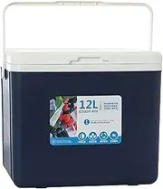 Insulated Box for Car - 12L Long-Lasting Cooling Box for Hot Cold Insulation - Ice Retention Handled Box for Camping -Drive Traveling for Beverage, Juice, Milk, Seafood