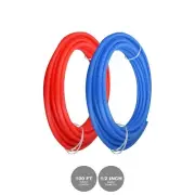 1/2"in x 100'ft 2 Roll Red,Blue PEX Non Barrier Potable Water Tubing NEW USA