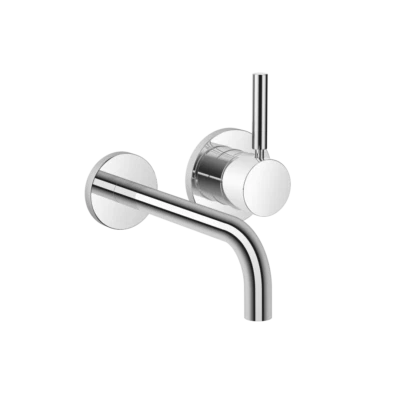 Dornbracht META Wall-mounted single-lever basin mixer w. individual rosettes Chr
