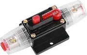 Automatic Reset Fuse Holder Switch for Car Truck Audio Modification with 12V 60A Suitable for Protecting Lines When Car Equipped with Speaker Double Battery Isolator Winch
