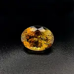 天然黃色黝簾石(YELLOW ZOISITE)裸石3.89CT [基隆克拉多色石]